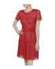 Cocktailkleid aus roter Spitze