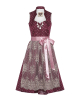 Seidendirndl Annabell in Pink mit Ornamenten