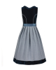 Dirndl Rosalie in Blau