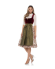 Samtdirndl in Weinrot 