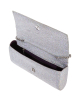 Glitzer-Clutch in Silber