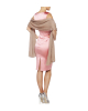 Stretch-Minikleid in Rosé