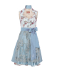 Dirndl in Hellblau mit Engeln