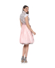 Brokat-Dirndl in Rosé