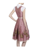 Dirndl in Rosa/Pink mit Spitzenschürze