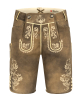 Lederhose Stefan in Braun-Beige