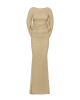 Abendkleid aus Lurex in Gold
