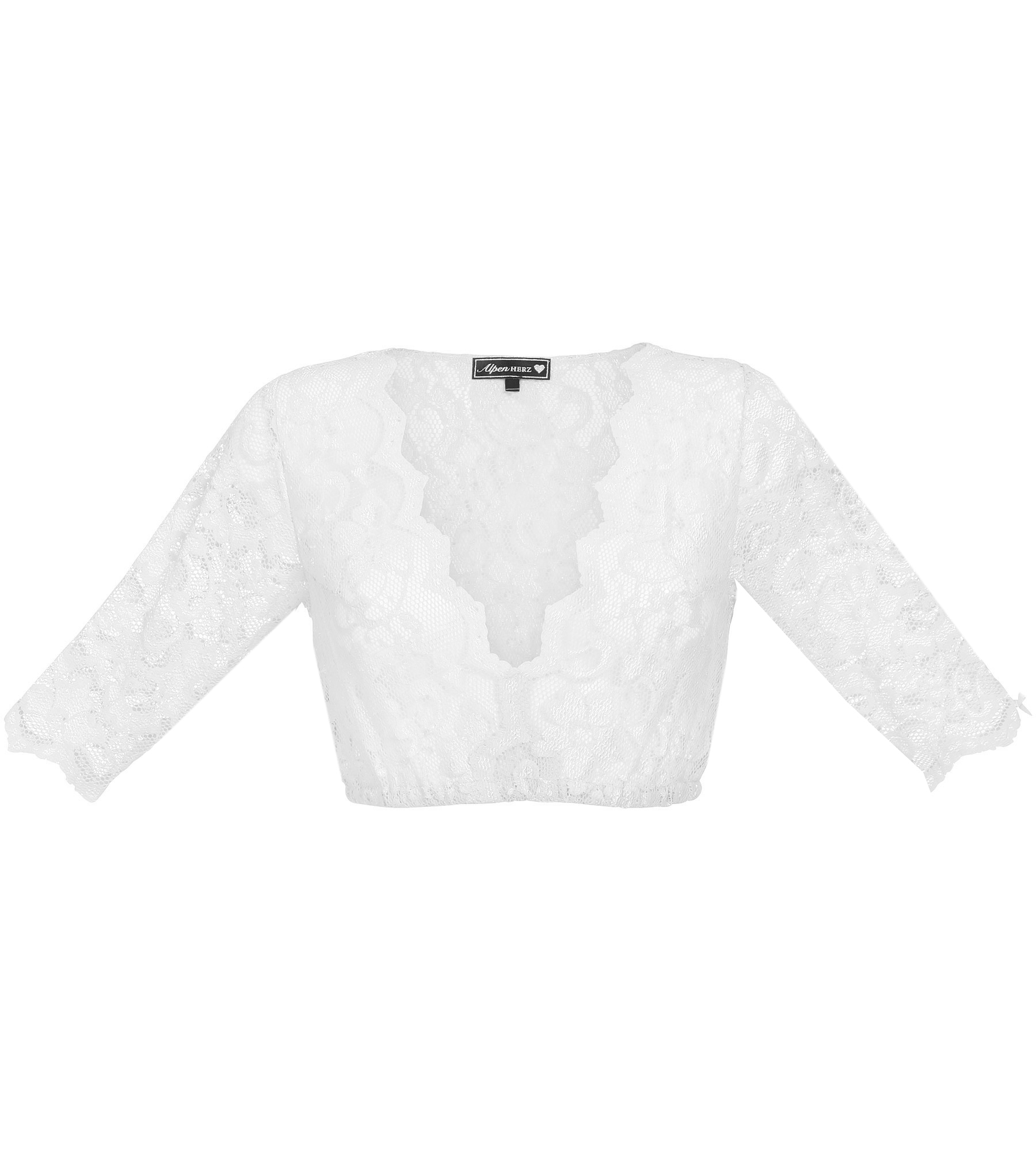 Spitzenbluse Lilly in Weiss