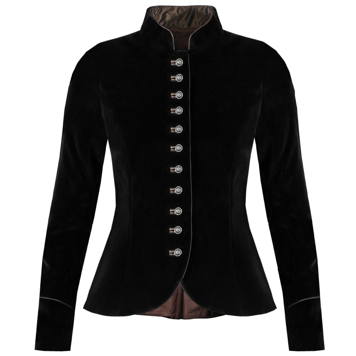 Janker Christl Samt Anthrazit