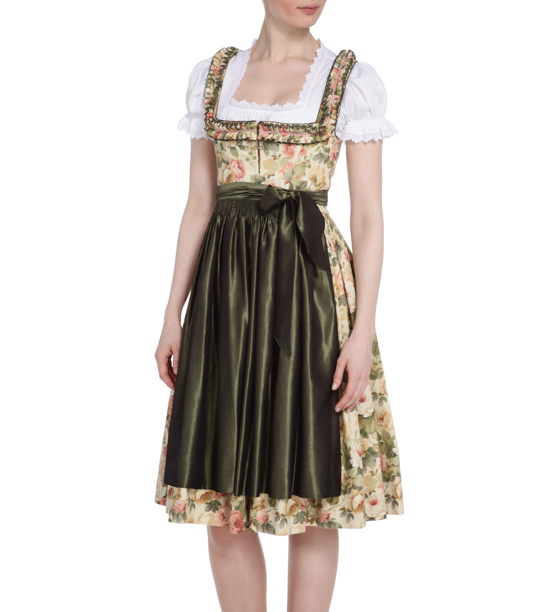 Baumwollbluse in Weiss