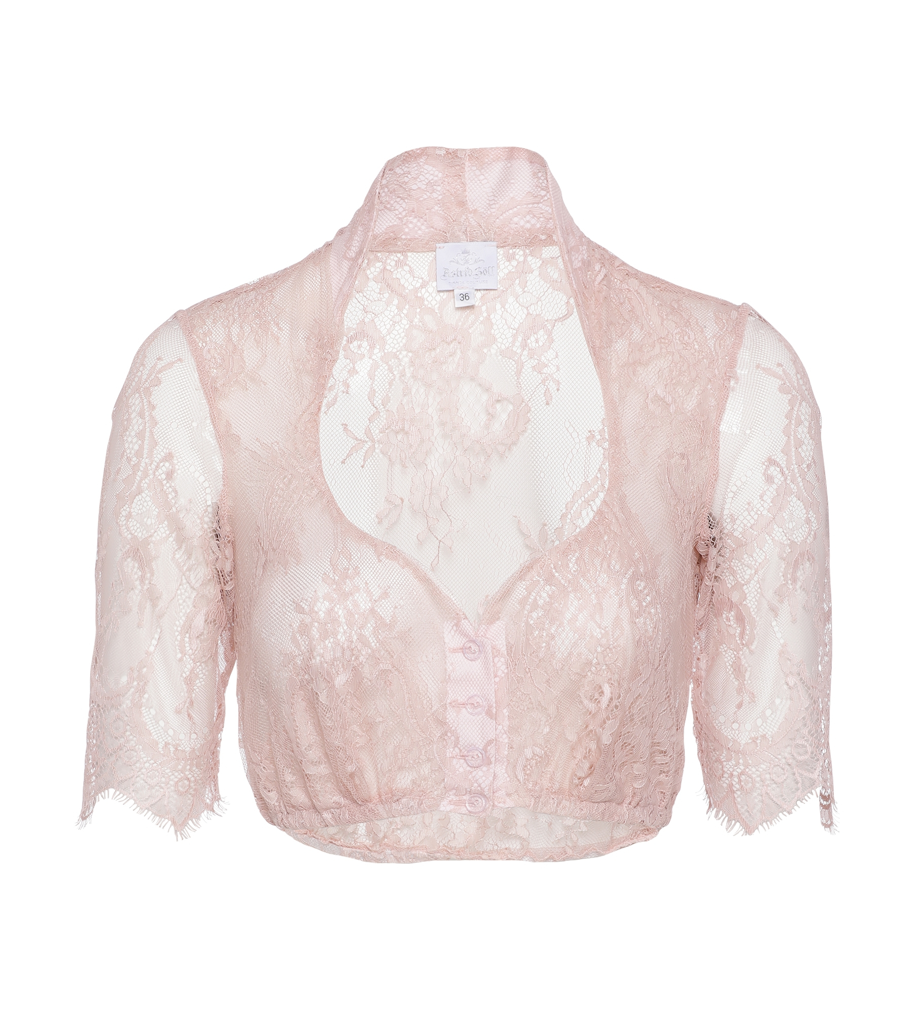 Dirndlbluse in Rosé