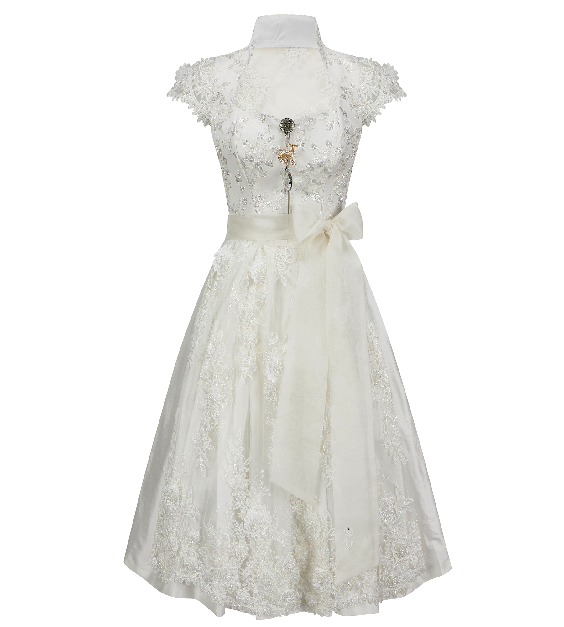 Dirndl Sternenglanz mit Spitzenrücken