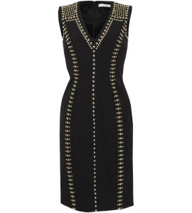 Cocktailkleid mit goldenen Nieten