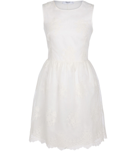 Spitzenkleid aus Seidengemisch