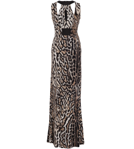 Maxikleid im Animal-Muster