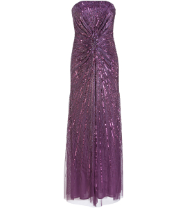 Bandeaukleid in Fuchsia