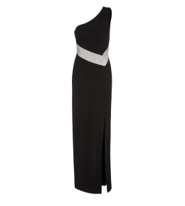 Asymmetrisches Abendkleid aus Stretchjersey