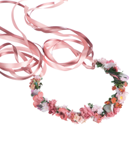 Haarreif in Pink-Rosé