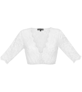 Spitzenbluse Lilly in Weiss