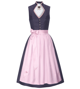 Dirndl Paula in Blau/Rosa