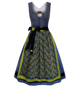 Dirndl Lena in Blau/Grün
