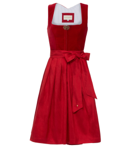 Samtdirndl Alexis in Rot