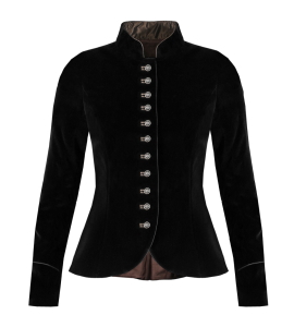 Janker Christl Samt Anthrazit