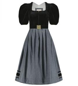 Samtdirndl Mona mit Puffarm