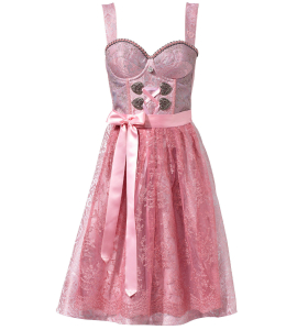 Glamourdirndl in Rosé