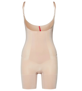 ONCORE OPEN-BUST MID-THIGH BODYSUIT 