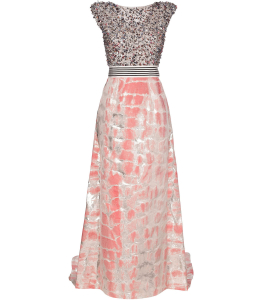 Robe mit voluminösem Rock