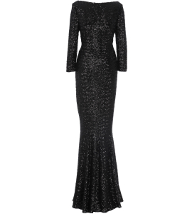 Elegante Abendrobe aus Pailletten