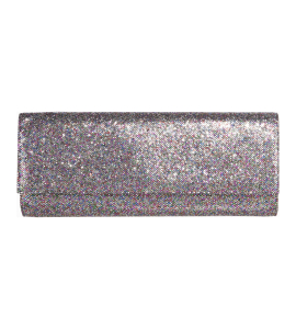 Glitzerclutch in Multicolor