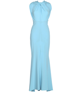  Stretch-Kleid in Hellblau