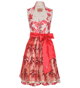 Dirndl in Rosa/Rot