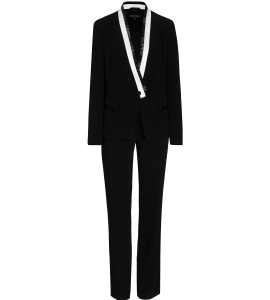 Edler Hosenanzug mit Bestickung