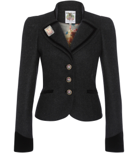 Lodenjacke in Anthrazit