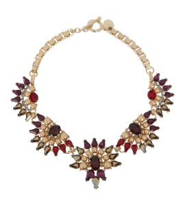 Florale Statement-Kette