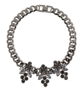 Statementkette mit Kristallen