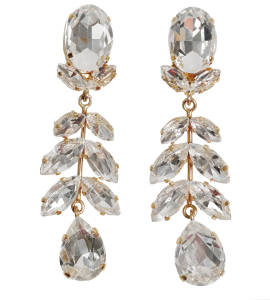 Clips in Tropfenform in Kristall