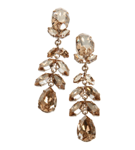 Clips in Tropfenform in Gold