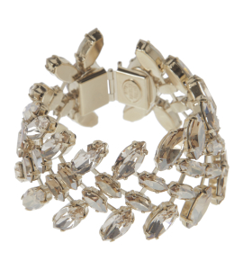 Goldenes Kristall-Armband