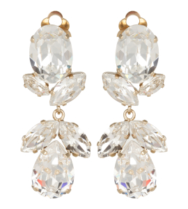 Bezaubernde Ohrclips in Crystal