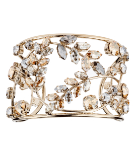 Breite Armspange in Tricolor