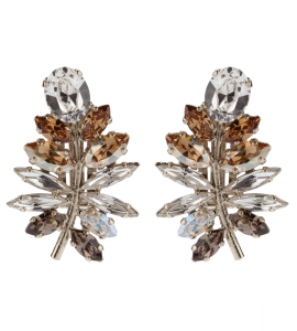 Edle Ohrringe in Blattform medium