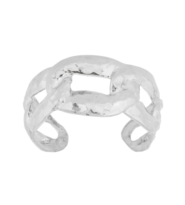 Armspange aus gehämmertem Silber