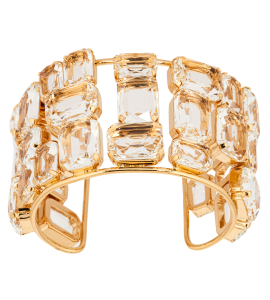 Armspange mit goldenen Kristallen