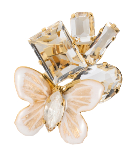 Ring mit Schmetterling in Gold