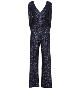 Jumpsuit mit Cape in Blau