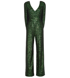 Jumpsuit mit Cape in Gruen